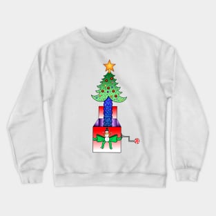 Christmas Tree Whimsical Toy Crewneck Sweatshirt